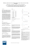 spatial analysis of an agricultural field trial for five time periods