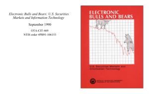 Electronic Bulls and Bears: U.S. Securities Markets and Information