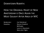 DOWNTOWN REBIRTH: HOW THE ORIGINIAL HEART OF NEW