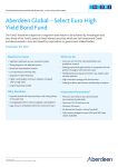 Aberdeen Global – Select Euro High Yield Bond Fund