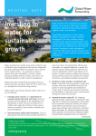 Investing in water for sustainable growth