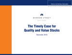 The Timely Case for Quality and Value Stocks