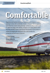 Comfortable Rail Travel