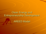 Clean Energy and Entrepreneurship Development AREED Model