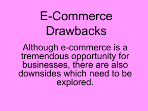 E-Commerce Drawbacks
