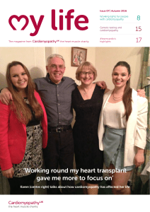 8 15 17 `Working round my heart transplant gave me more to focus on`