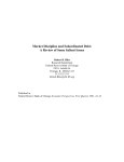 Market Discipline and Subordinated Debt: A Review of