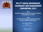 africa governance conference 2012
