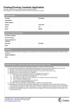 Grazing/Droving Livestock Application