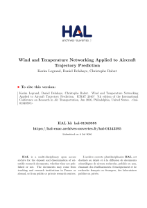 Wind and Temperature Networking Applied to Aircraft - HAL-ENAC