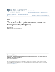 The sexual marketing of eastern european women