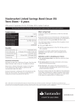 Stockmarket Linked Savings Bond (Issue 35) Term Sheet – 6 years