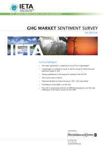 ieta - ghg market sentiment survey