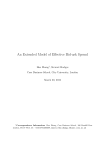 An Extended Model of Effective Bid-ask Spread