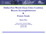 Dallas-Fort Worth Clean Cities Coalition Recent