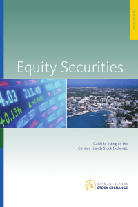Guide for Equity - Cayman Islands Stock Exchange