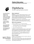 Pt Education-Diphtheria - UWMC Health On-Line
