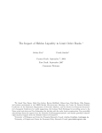 The Impact of Hidden Liquidity in Limit Order Books