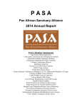 P A S A Pan African Sanctuary Alliance 2014 Annual Report PASA