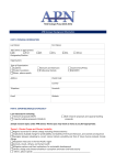 Reviewer Background Information Form