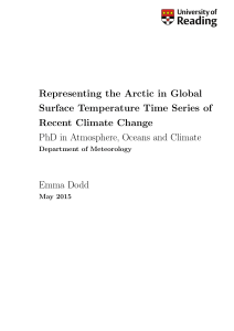 Representing the Arctic in Global Surface Temperature Time Series