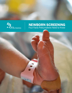 Newborn Screening - Association of Public Health Laboratories