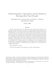 Trade Integration, Competition, and the Decline in