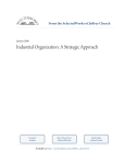 Industrial Organization: A Strategic Approach