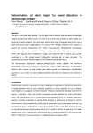 Determination of plant height for weed detection in