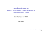 Long-Term Investment Asset-Class Based Capital