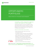 Opportunistic Portfolios