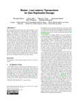 Blotter: Low Latency Transactions for Geo