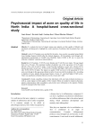Psychosocial impact of acne on quality of life in North