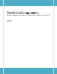 Portfolio Management