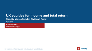 UK Equities for income and total return