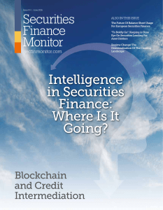 Intelligence in Securities Finance: Where Is It Going?