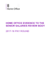 home office evidence to the SSRB