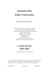 2005-2006 - Jacksonville State University