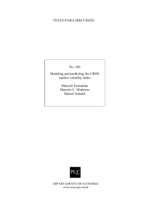 No. 548 Modeling and predicting the CBOE market volatility index