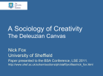Creativity and Health A Deleuzian Tautology?