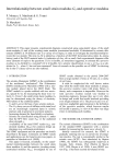 Interrelationship between small strain modulus G0 and operative