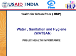 Health for Urban Poor ( HUP) - WES
