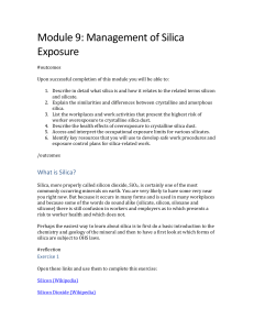 Health Effects of Silica Overexposure