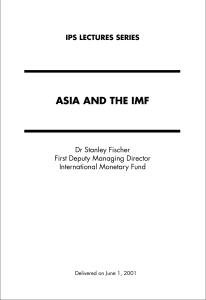 ASIA AND THE IMF