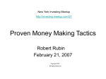 Proven Money Making Tactics