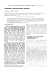 Methods and Applications of Optical Holography