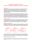 Palm Oil Traceability Working Group (TWG) Concept Note