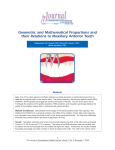 Geometric and Mathematical Proportions and their Relations to