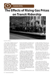The Effects of Rising Gas Prices on Transit Ridership