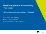 Asset Management Accountability Framework